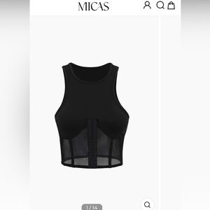 Mesh tank top